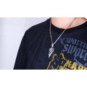   Fashion Jewelry Flame Pendant Fire (w/ SILVER CHAIN): Everything Else