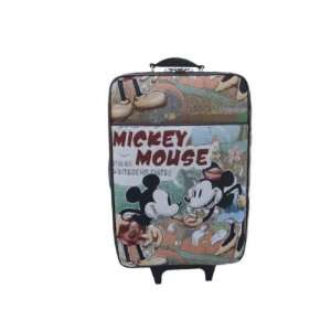 24 Inch/mickey Mouse Cover Luggage Bag Baggage Trolley Roller Set 