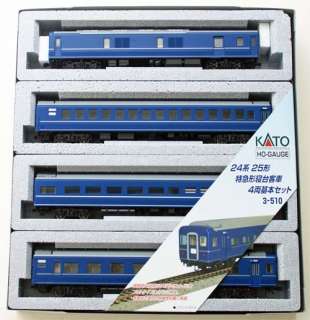 JR Series 24 Sleeping Car Blue Train   Kato HO 3 510 (HO scale 
