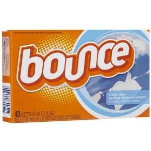 Bounce Dryer Sheets Fresh Linen 40 ct (Quantity of 5)