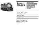 Soundtraxx 827119 TSU 1000 EMD 567 Turbo TSUNAMI Digital Sound Decoder 