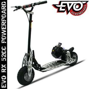    Evo Rx 52cc Powerboard Black Gas Scooter