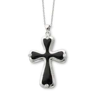 My Refuge Cross Necklace in Sterling Silver
