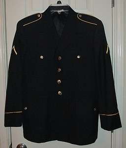 US Army Service Uniform ASU Dress Blue Enlisted Mens Uniform Coat 