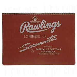   Rawlings Scoremaster Baseball & Softball Scorebook: Sports & Outdoors