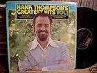 HANK THOMPSON GREATEST HITS VOL. 1 DOT VINYL RECORD LP SIGNED BY HANK 