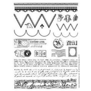  Artsy Banners Large Clear Art Stamp Set SL31CS: Everything 