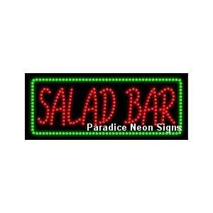  Salad Bar LED Sign 11 x 27: Sports & Outdoors
