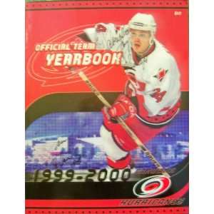 : Carolina Hurricanes 1999 2000 Official Team Yearbook Signed by Kent 