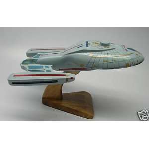  Star Trek USS Voyager Intreped Airplane Wood Model 