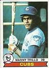 1976 1975 SSPC SIGNED CARD MANNY TRILLO CUBS PHILLIES  
