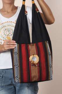  bags are hand made from Thai cotton by the Hmong Hill Tribe people 