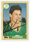 1986 Bill Swift Autographed Topps Baseball Trading Card  