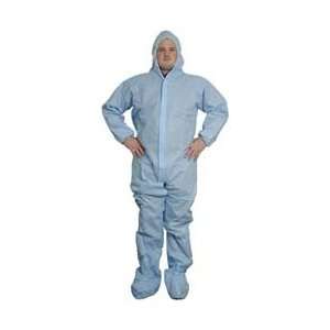  Pro Safe Hood&boot 2xl Blu 25pk Sms Disposable Coverall 