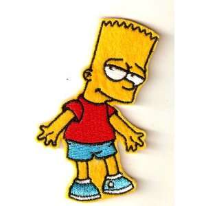  Bart Simpson Embroidered Iron On / Sew On Patch ~ The Simpsons 
