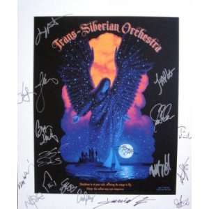  Trans Siberian Orchestra Signed 2010 Winter Lithograph 
