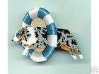 AUSTRALIAN SHEPHERD Dog AGILITY MEMO MAGNET blue merle