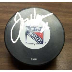  Joey Kocur Autographed Hockey Puck