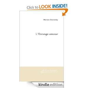 Etrange Amour (French Edition) Donnelly Marion  Kindle 