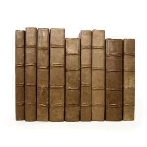   Linear Foot of Solid Cocoa Vintage Decorative Books