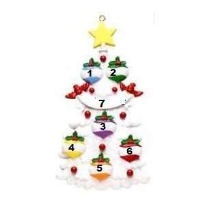  White Christmas Tree Personalized Ornament: Home & Kitchen