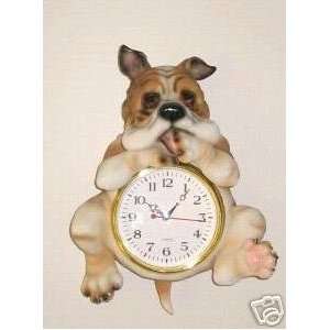  English Georgia Bulldog Bull Dog Pendulum Wall Clock: Home 