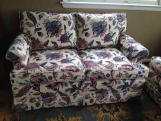 Beautiful Ethan Allen Traditional Classics Sofa and Love Seat  