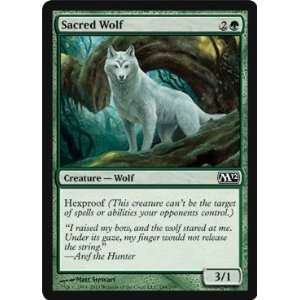  Sacred Wolf   Magic 2012 Core Set   Common Toys & Games