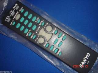 Sanyo TV/VCR Remote For FXVF AVM3651 DS27510 TS2575  