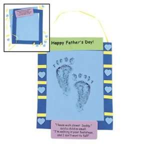  Fathers Day Footprint Banner Keepsake Craft Kit   Craft 