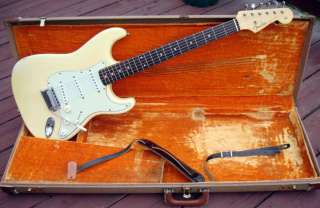 1959 STRATOCASTER STRAT BLONDE SLAB BOARD   9 HOLE GUARD SUPER RARE 