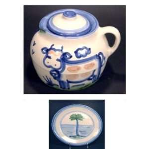  Beanpot, Palm Tree Pattern: Kitchen & Dining