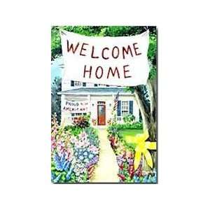  Welcome Home Soldier Patriotic Large Flag: Home & Kitchen