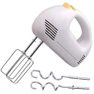    Electric Kitchen Hand Mixer 5 Speed w/ 2 Beaters
