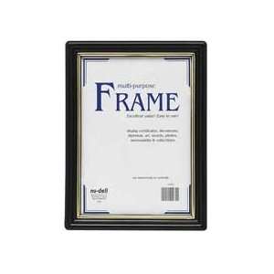  Nu Dell 11880   EZ Mount Document Frame, Plastic, 8 1/2 x 