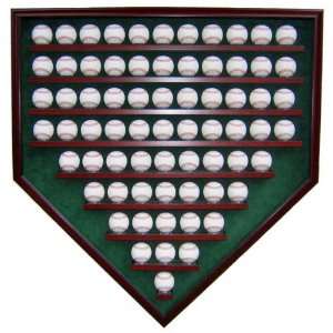  Elite 69 Baseball Homeplate Shaped Display Case: Sports 