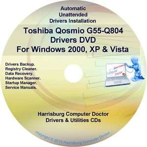 Toshiba Qosmio G55 Q804 Drivers Recovery CD/DVD  
