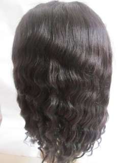 glueless cap lace front wig 100% remy human hair 121b# bodywave,with 