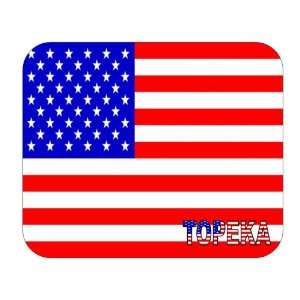  US Flag   Topeka, Kansas (KS) Mouse Pad 