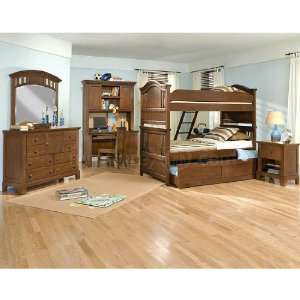  Bradford Bunk Bedroom Set (Full) by American Woodcrafters 