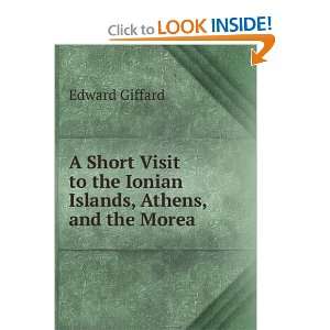  A Short Visit to the Ionian Islands, Athens, and the Morea 