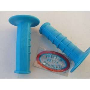 Preston Petty Product G.P. old school BMX bicycle grips   BLUE 
