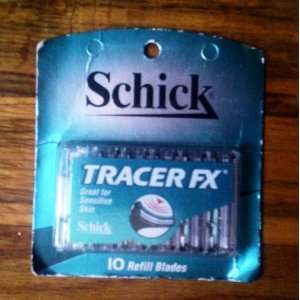  Schick Tracer FX 10 Refill Blades