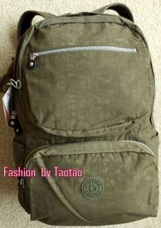   Tag Kipling Casaque Backpack with Laptop Protection Monkey Ginko Leaf