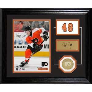    Danny Briere Framed Player Pride Desk Top: Sports Collectibles