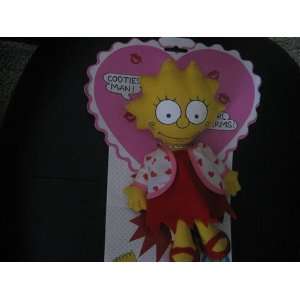 Lisa Simpson !0 Plush Sappy Valentine Doll 1990