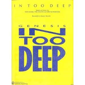  Sheet Music In Too Deep Genesis Phil Collins 193 