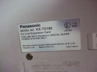 Panasonic KX TD1232 Digital Super Hybrid Phone System+(2) KX TD170+KX 