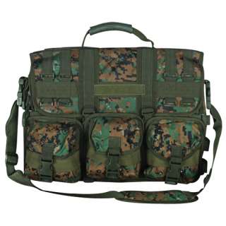 Constructed of rugged tactical polyester. Key features include 1 main 