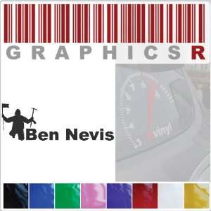  Sticker Decal Graphic   Ben Nevis Mountaineering Guide 